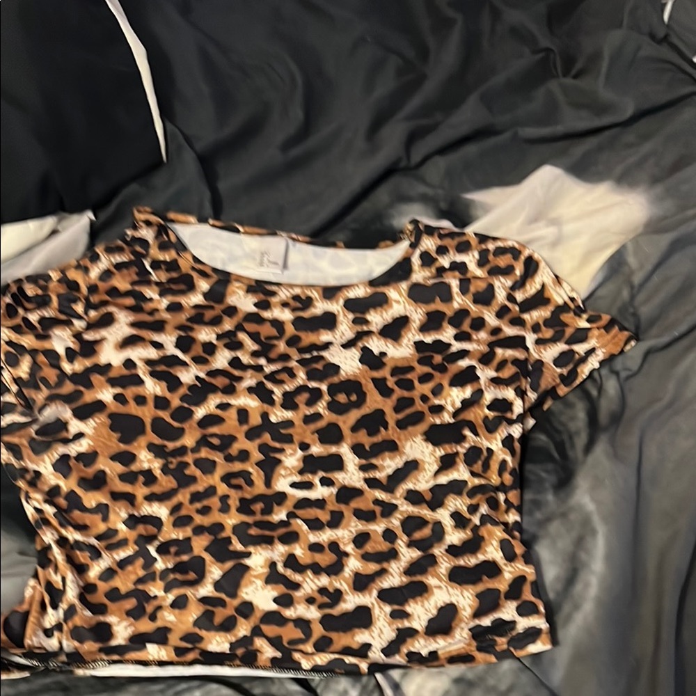 Leopard Print Women's Top